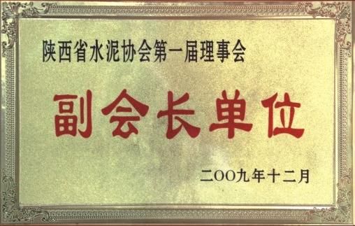陜西省水泥協(xié)會(huì)第一屆理事會(huì)副會(huì)長單位